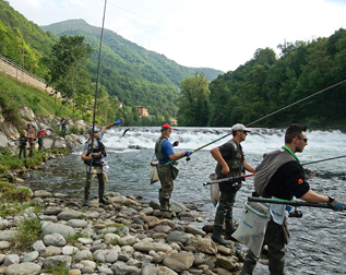 Pesca sportiva Fiume Brembo